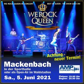 WE ROCK QUEEN in Mackenbach verschoben!